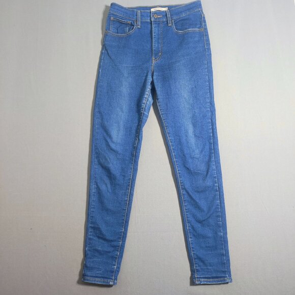Levi's jeans women's size W30/L30 denim blue colour Mile High Super Skinny - Picture 1 of 16